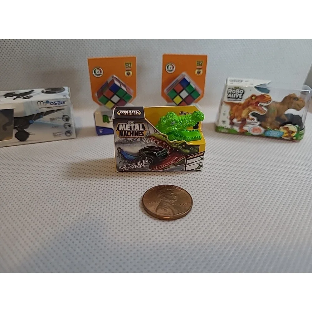 ZURU‎ Metal Machines Micro Minis Lot (5) Croc Attack, ZURU Robo Alive